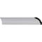 Ekena Millwork 1 1/2"H x 1 1/2"P x 2 1/4"F x 94 1/2"L Tyrone Smooth Crown Moulding MLD01X01X02TY - alternate 1